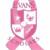 Logo created for my scholarship house to be used to represent a fellow scholar competing in a competition benefiting breast cancer research.